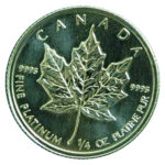 貨幣_メープルリーフ_プラチナ