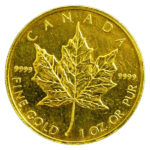 貨幣_メープルリーフ_金